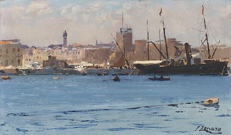 Barche in un porto